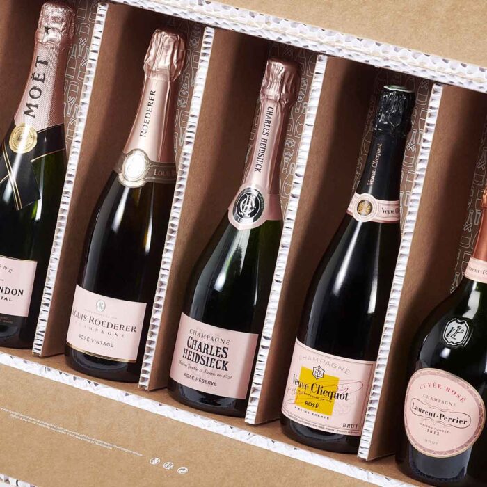 Coffret Famille 6 bouteilles de Champagnes Rosés - Champmarket