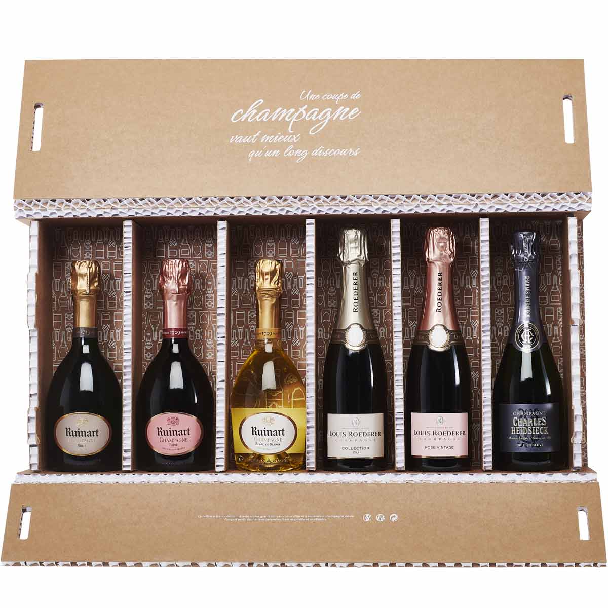 Coffret Petit Brut Rosé Blanc de Blancs - Champmarket