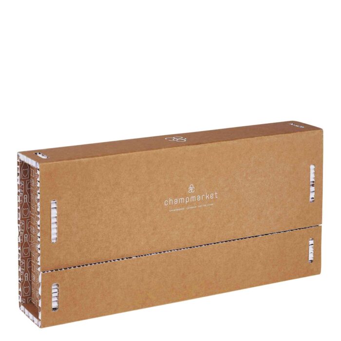 Coffret composable 6 quarts de bouteilles de champagne - Champmarket