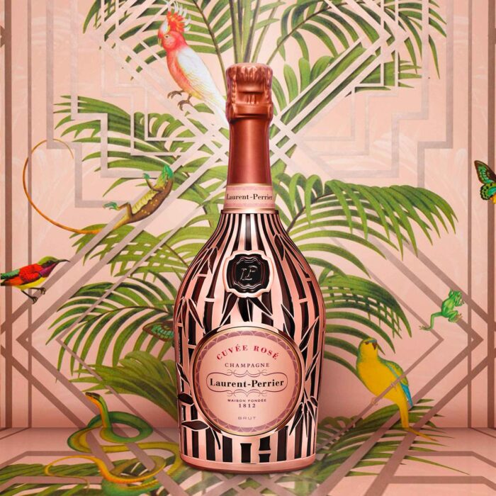 Laurent-Perrier Cuvée Rosé Limited Editie Bamboo Fles - Afbeelding 2