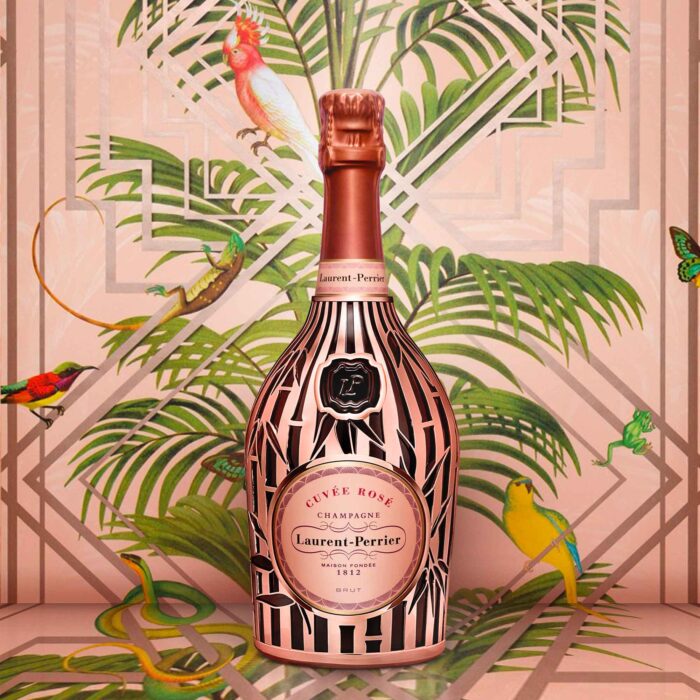 Champagne Laurent-Perrier Cuvée Rosé Édition Limitée Bambou Bouteille - Champmarket