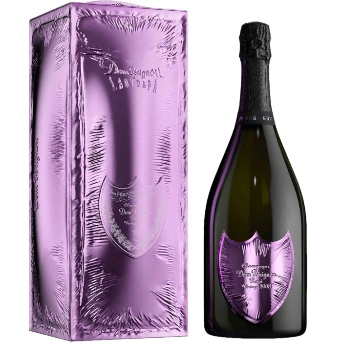 Champagne Dom Pérignon Rosé Vintage 2008 Édition Limitée Lady Gaga Bouteille avec coffret - Champmarket