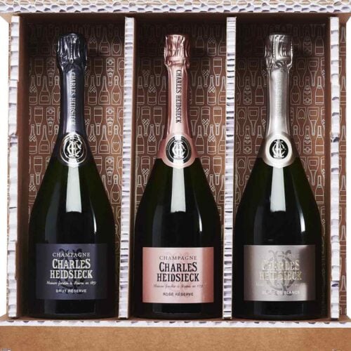 Coffret Trio 3 bouteilles Champagne Charles Heidsieck - Champmarket