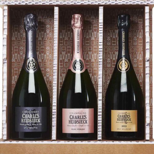Coffret Trio 3 bouteilles Champagne Charles Heidsieck - Champmarket
