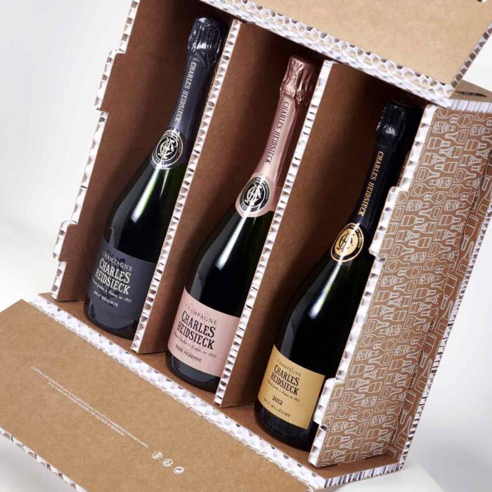 Coffret Trio 3 bouteilles Champagne Charles Heidsieck - Champmarket