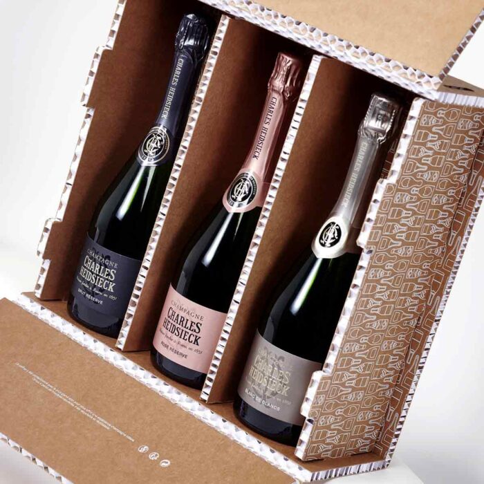 Coffret Trio 3 bouteilles Champagne Charles Heidsieck - Champmarket