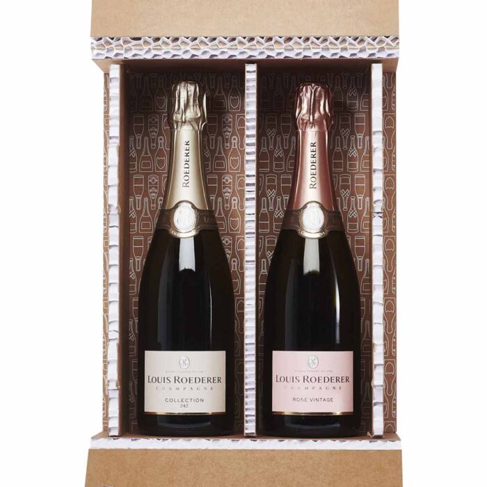 Duo Koffer 2 flessen Louis Roederer Brut & Rosé