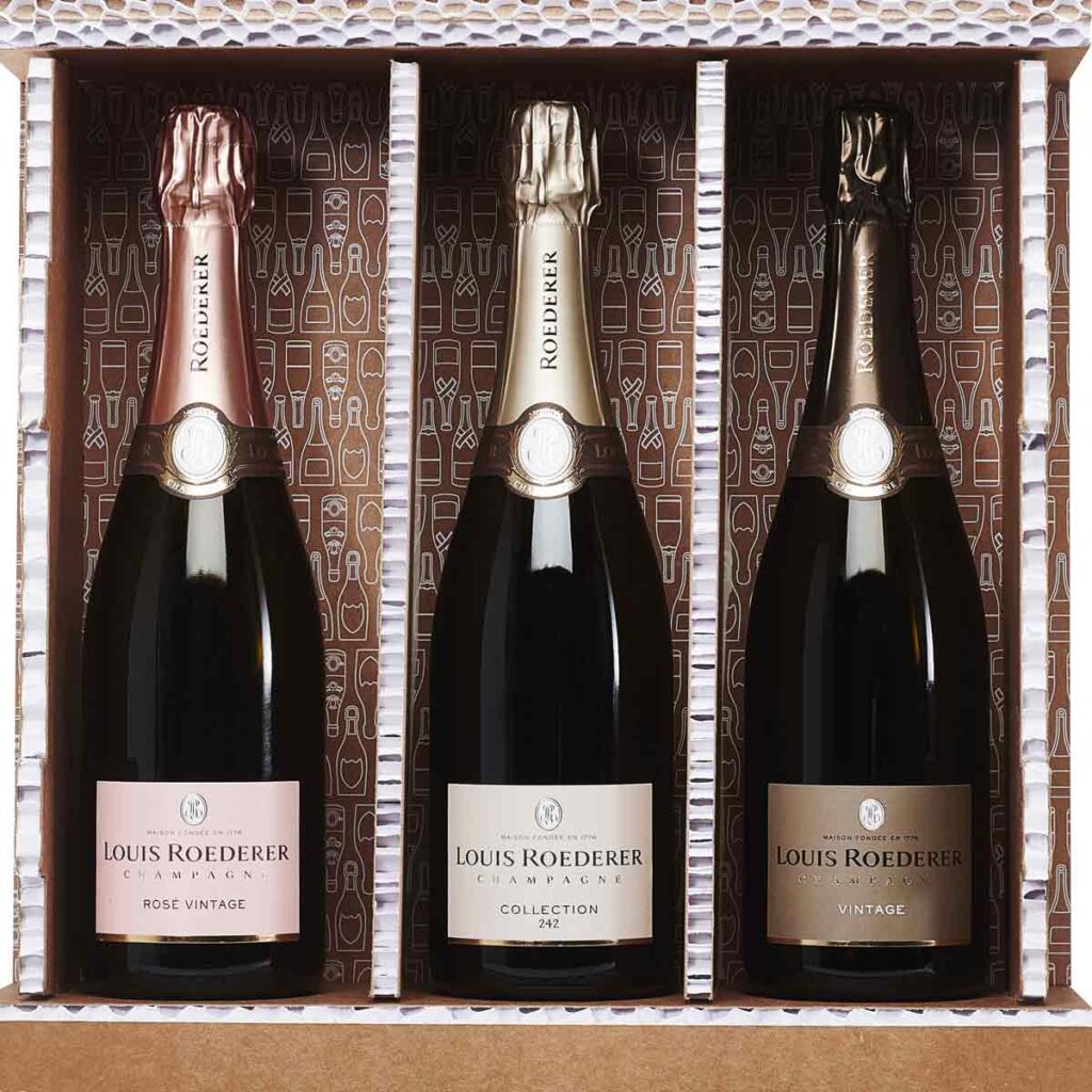 Coffret Trio 3 bouteilles Champagne Louis Roederer - Champmarket