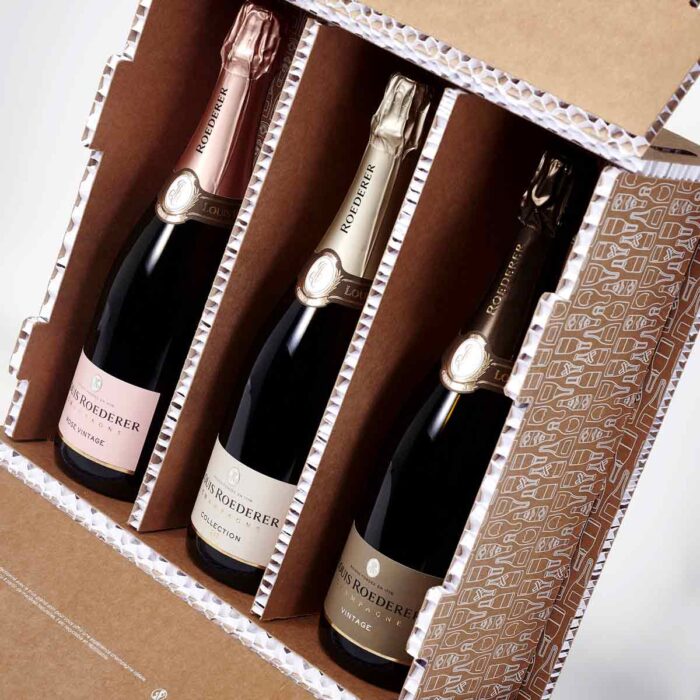 Coffret Trio 3 bouteilles Champagne Louis Roederer - Champmarket