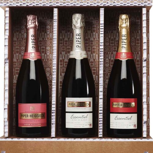 Coffret Trio 3 bouteilles Champagne Piper-Heidsieck - Champmarket