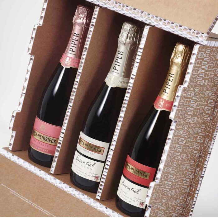 Coffret Trio 3 bouteilles Champagne Piper-Heidsieck - Champmarket