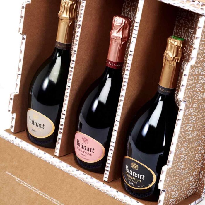 Coffret Trio 3 bouteilles Champagne Ruinart - Champmarket