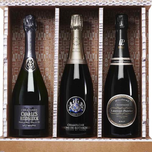Coffret Trio 3 bouteilles Repas au Champagne - Champmarket