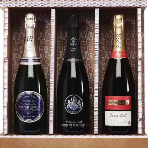 Coffret Trio 3 bouteilles Champagne Extra Brut - Champmarket