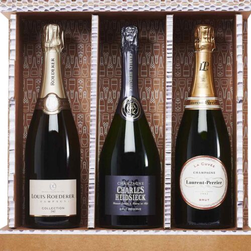 Coffret Trio 3 bouteilles Champagne Brut - Champmarket