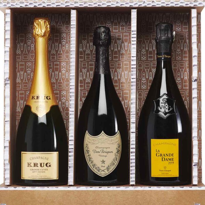 Coffret Trio 3 bouteilles Champagnes Prestiges - Champmarket