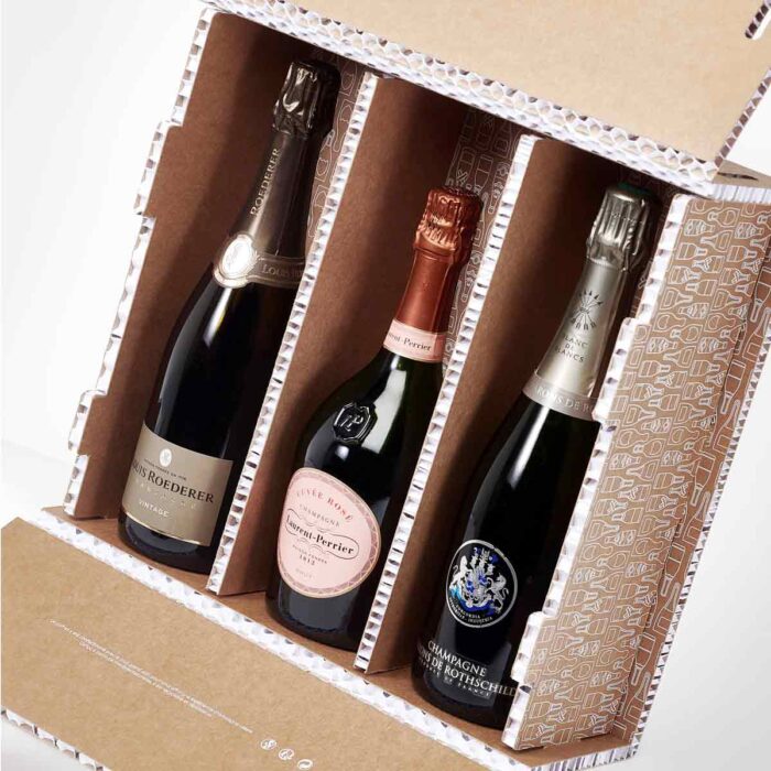 Coffret Trio 3 bouteilles Repas Champagne Prestige - Champmarket