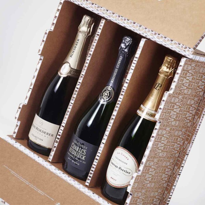 Coffret Trio 3 bouteilles Champagne Brut - Champmarket