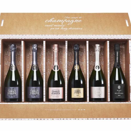 Coffret Famille Champagne 6 bouteilles Champagne Charles Heidsieck - Champmarket
