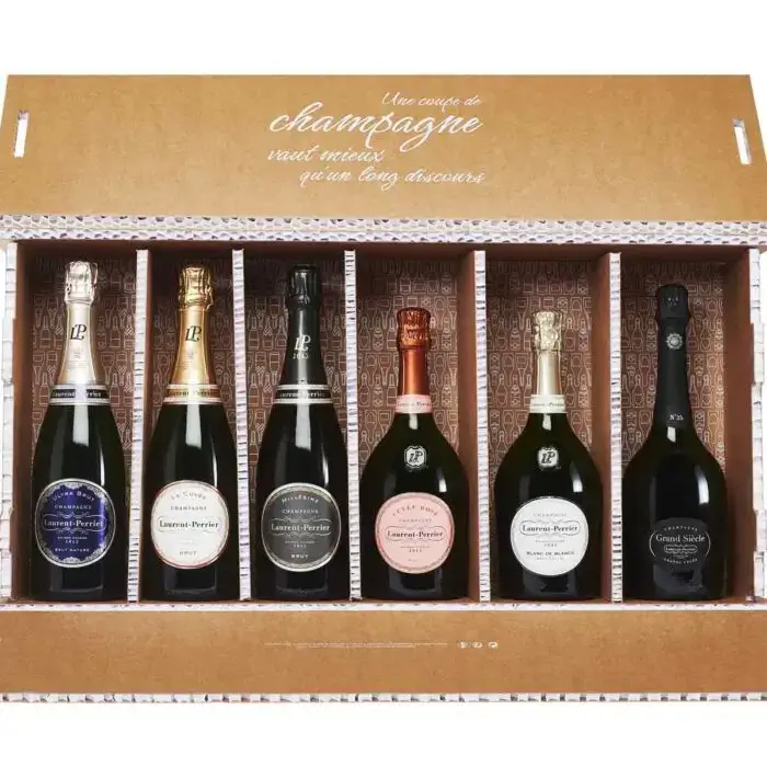 Coffret Famille Champagne Laurent-Perrier 6 bouteilles- Champmarket