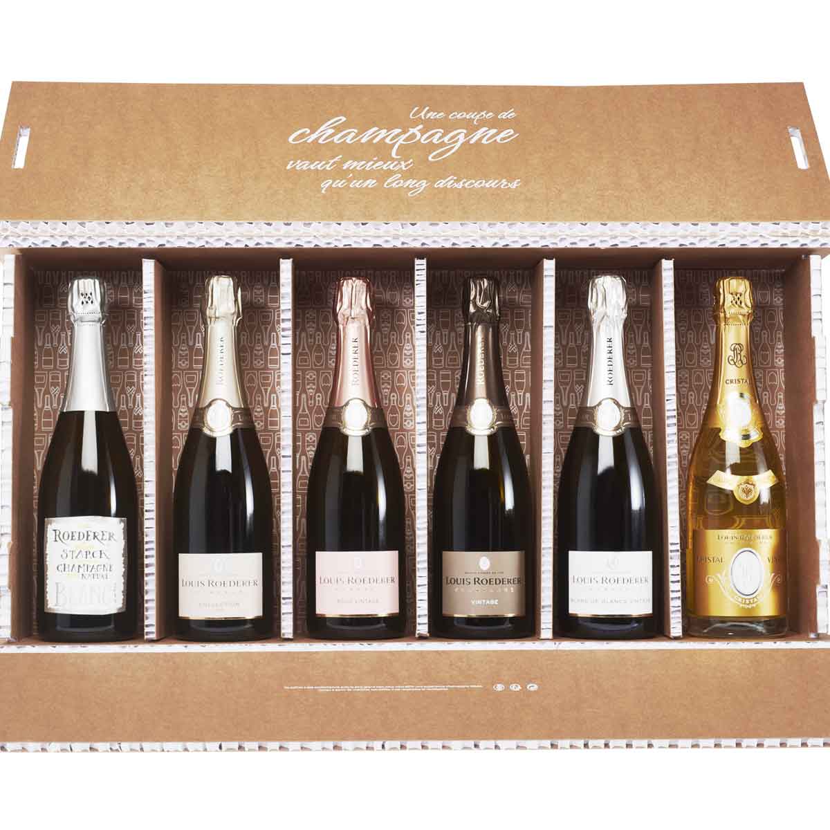 coffret champagne louis