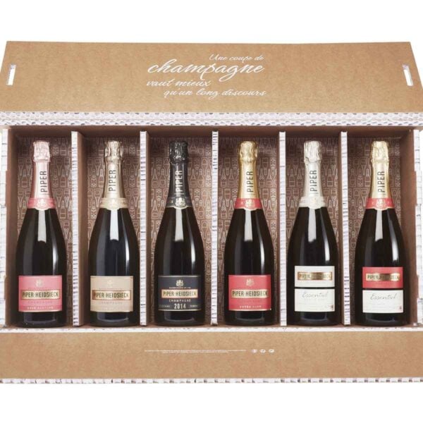 PIPER-HEIDSIECK シャンパン 750ml 6本セット Pre-packaged 6-bottle Piper-Heidsieck family box - Champmarket