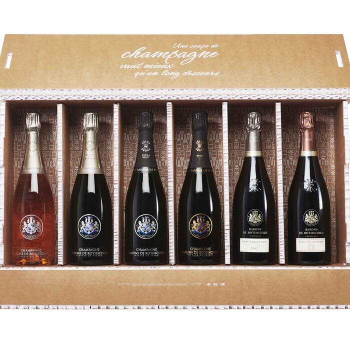 Coffret pré-packagé Famille 6 bouteilles Barons de Rothschild - Champmarket