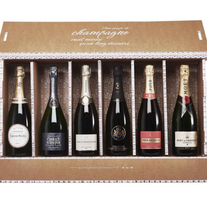 Coffret Famille 6 bouteilles de Champagnes Bruts - Champmarket