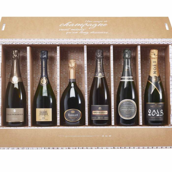 Coffret Famille 6 bouteilles de Champagnes Millésimés - Champmarket