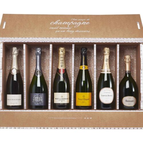 Coffret Famille 6 bouteilles de Champagnes Bruts - Champmarket