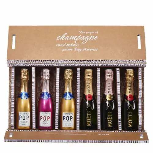 Coffret Mini Champagne Pommery Pop & Moët & Chandon - Champmarket