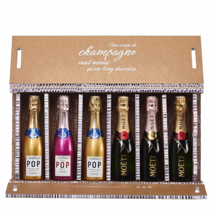 Coffret Mini Pommery Pop & Moët & Chandon - Champmarket