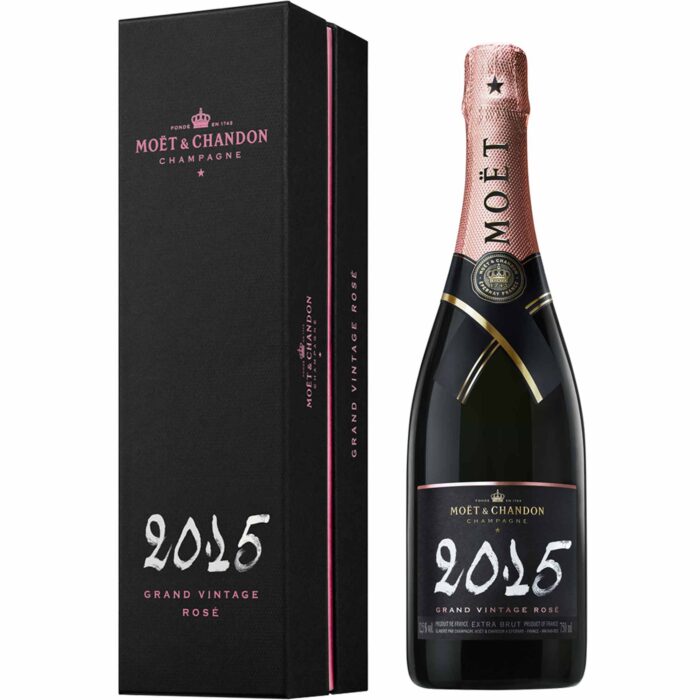 Champagne Moët & Chandon Grand Vintage Rosé 2015 Bouteille avec coffret - Champmarket