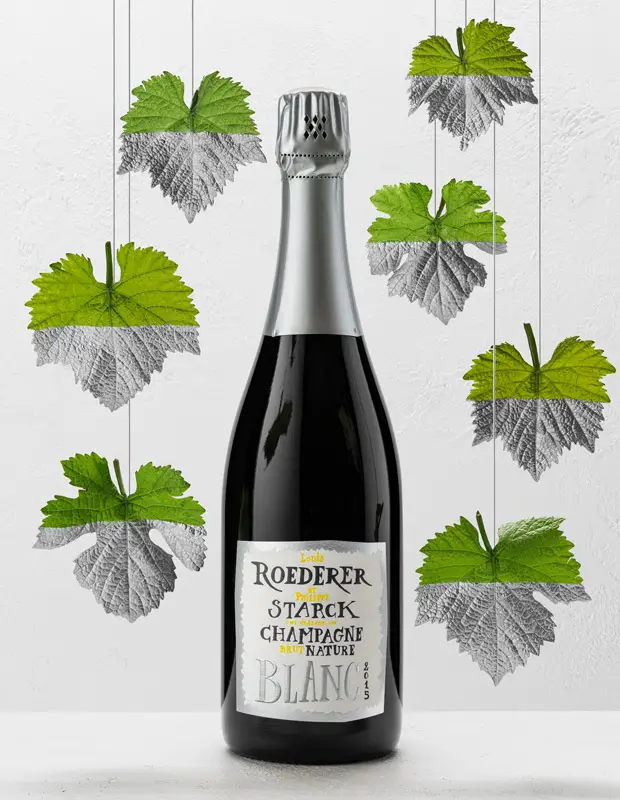 Brut Louis Roederer Nature Rosé 2015 by Philippe Starck -bottiglia con box - immagine 3