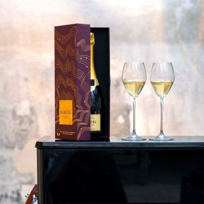 Krug Grande Cuvée 170ème édition Bouteille avec coffret Edition limitée Echoes