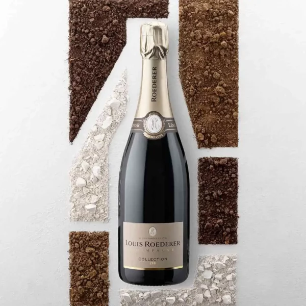 Louis Roederer Collection 1 Bottle and 2 Glasses Box