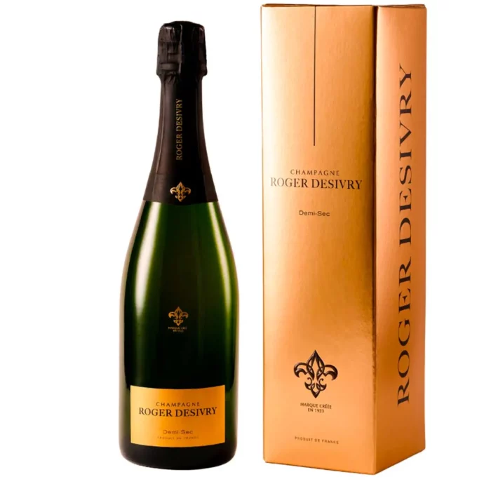 Champagne Roger Desivry Cuvée Demi-Sec Bouteille avec étui - Champmarket
