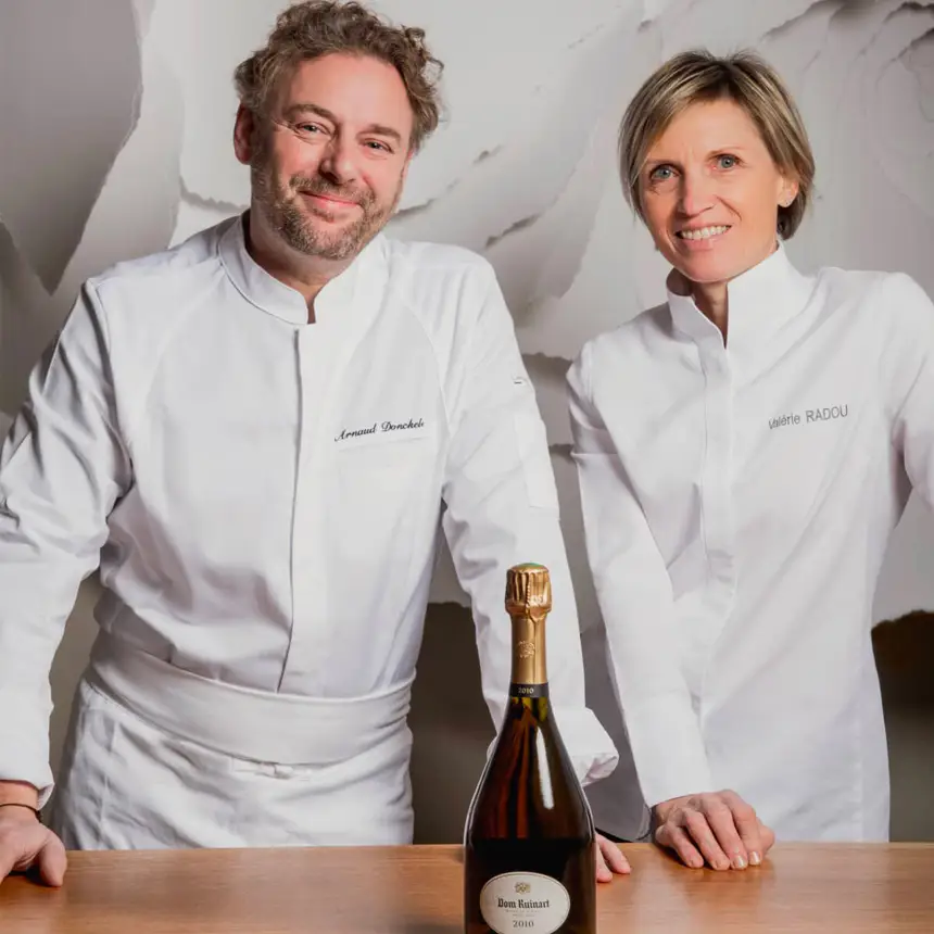 Les dîners Dom Ruinart par le Chef Arnaud Donckele - Champmarket, Magazine Champagne