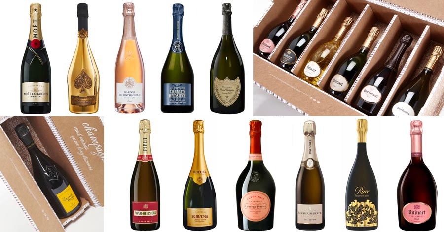 Tous les champagnes et coffrets exclusifs