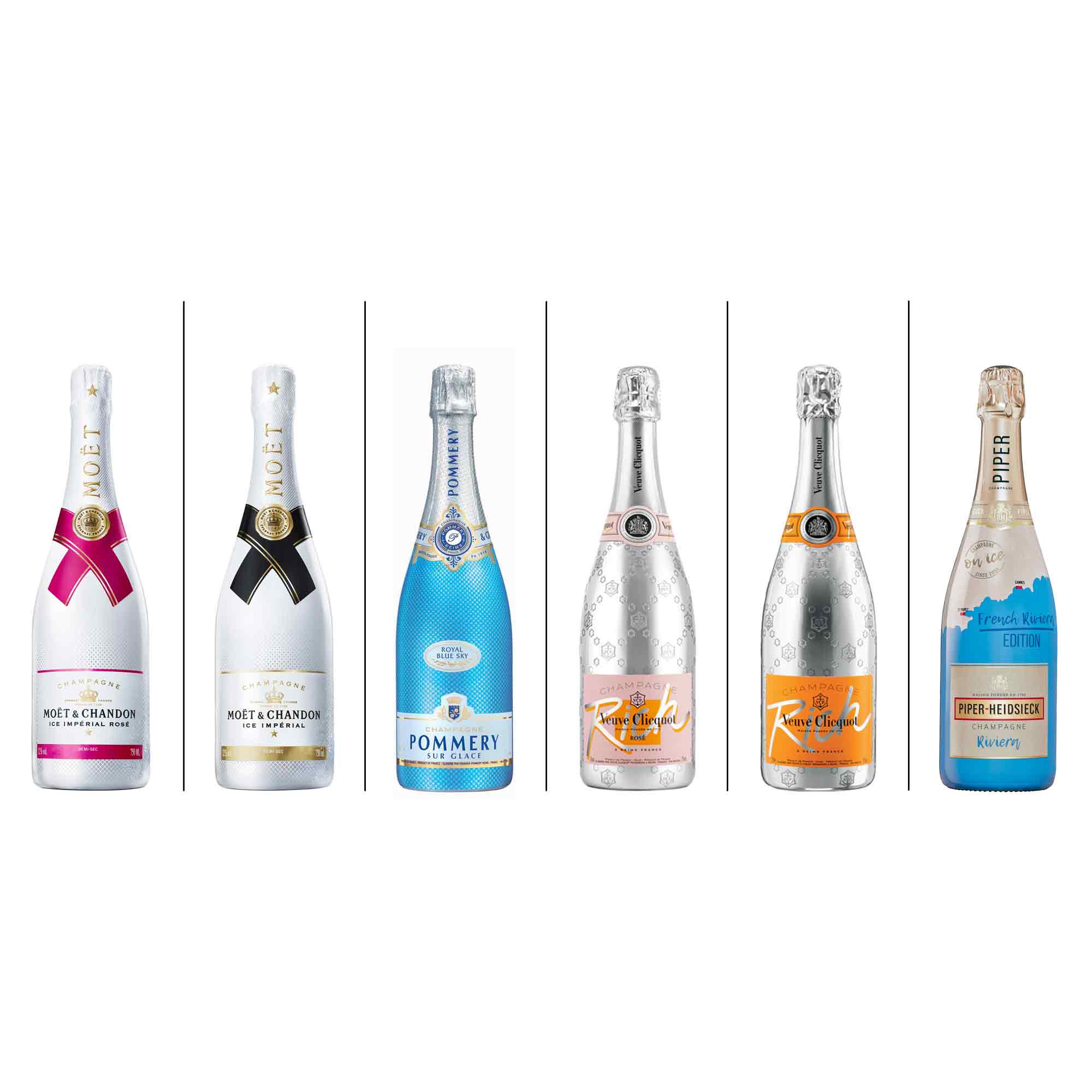 Coffret 6 demi-bouteilles « Le Petit » - Les Meilleurs Champagnes -  Champmarket