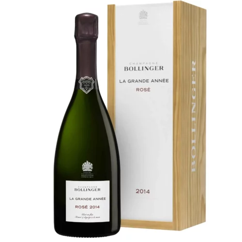 Bollinger La Grande Année Rosé 2014 Bouteille avec coffret bois - Champmarket