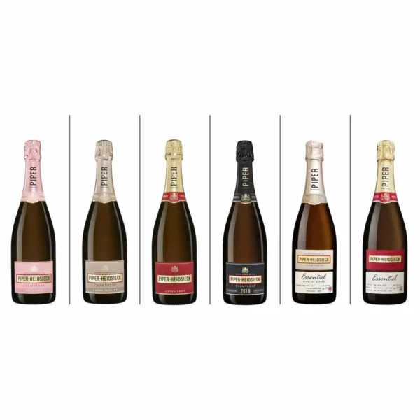 Pre-packaged 6-bottle Piper-Heidsieck family box - Champmarket