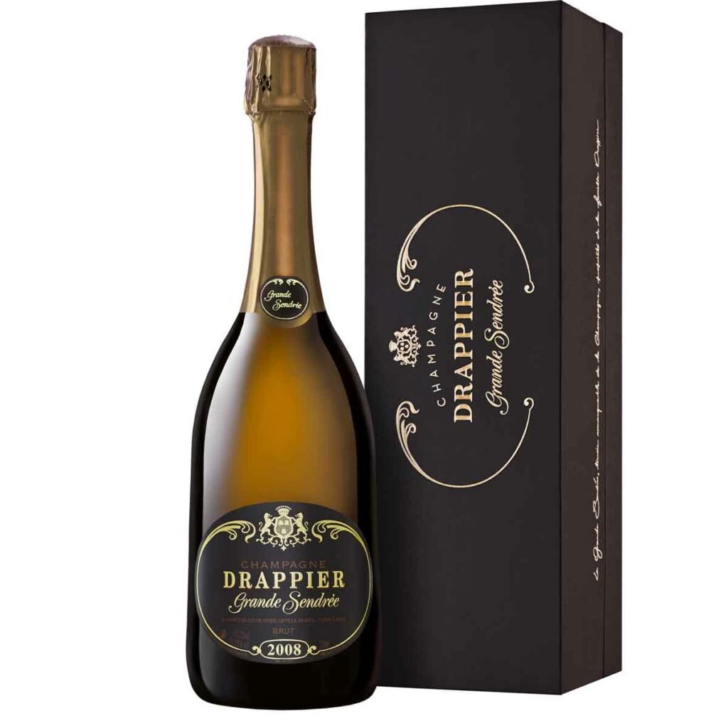 Champagne Drappier Grande Sendrée Bouteille avec coffret - Champmarket