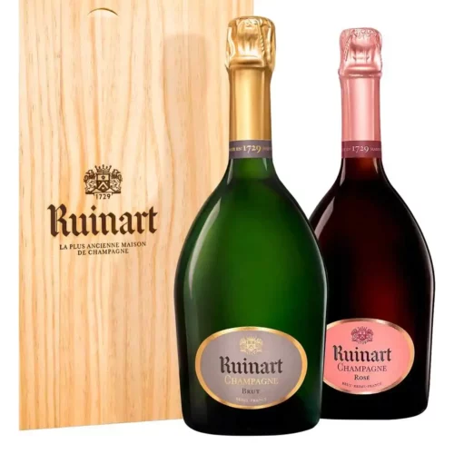 Champagne Ruinart Coffret Duo 2 Bouteilles R et Rosé - Champmarket