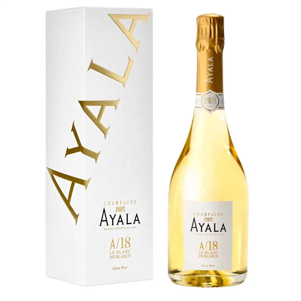 Champagne Ayala Blanc de Blancs A/18 bouteille avec étui - Champmarket