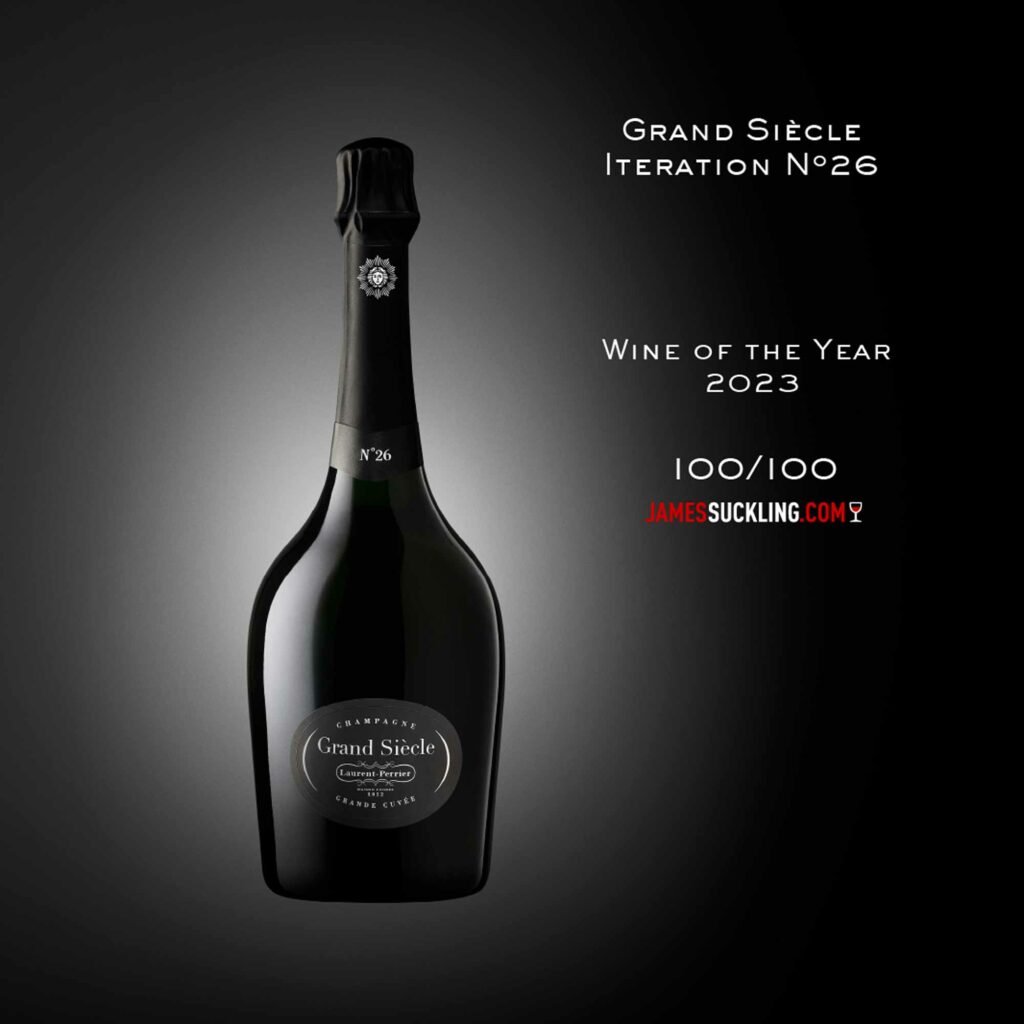 Grand Siècle par Laurent-Perrier élu Wine of the year par James Suckling