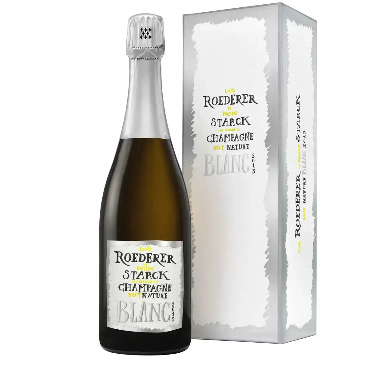Champagne Louis Roederer Brut Nature 2015 Philippe Starck avec coffret - Champmarket