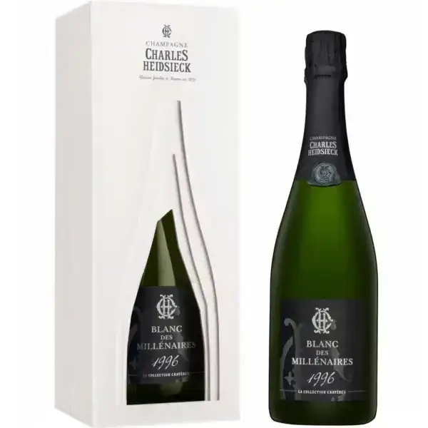 Charles Heidsieck Blanc des Millénaires 1996 Bottle with case