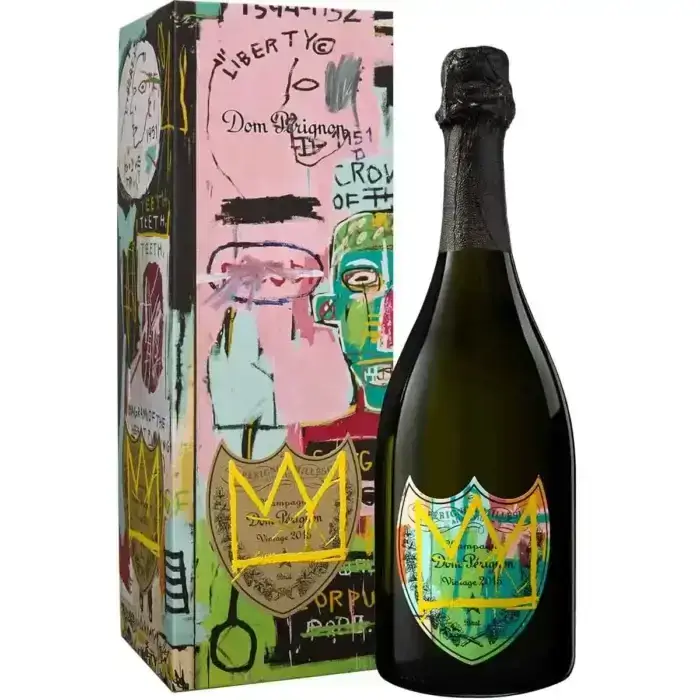 Dom Pérignon Vintage 2015 Édition Spéciale Jean-Michel Basquiat Yellow Bouteille avec coffret - Champmarket