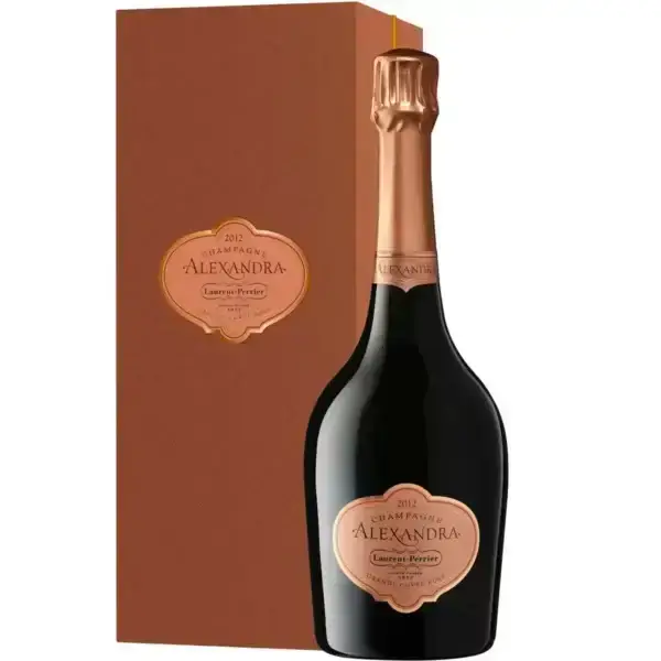 Laurent-Perrier Alexandra Grande Cuvée Rosé 2012 Bottle with case